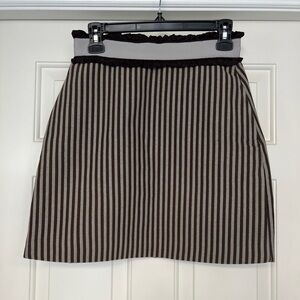 Hoss Intropia Striped A-Line Skirt‎ Size 38